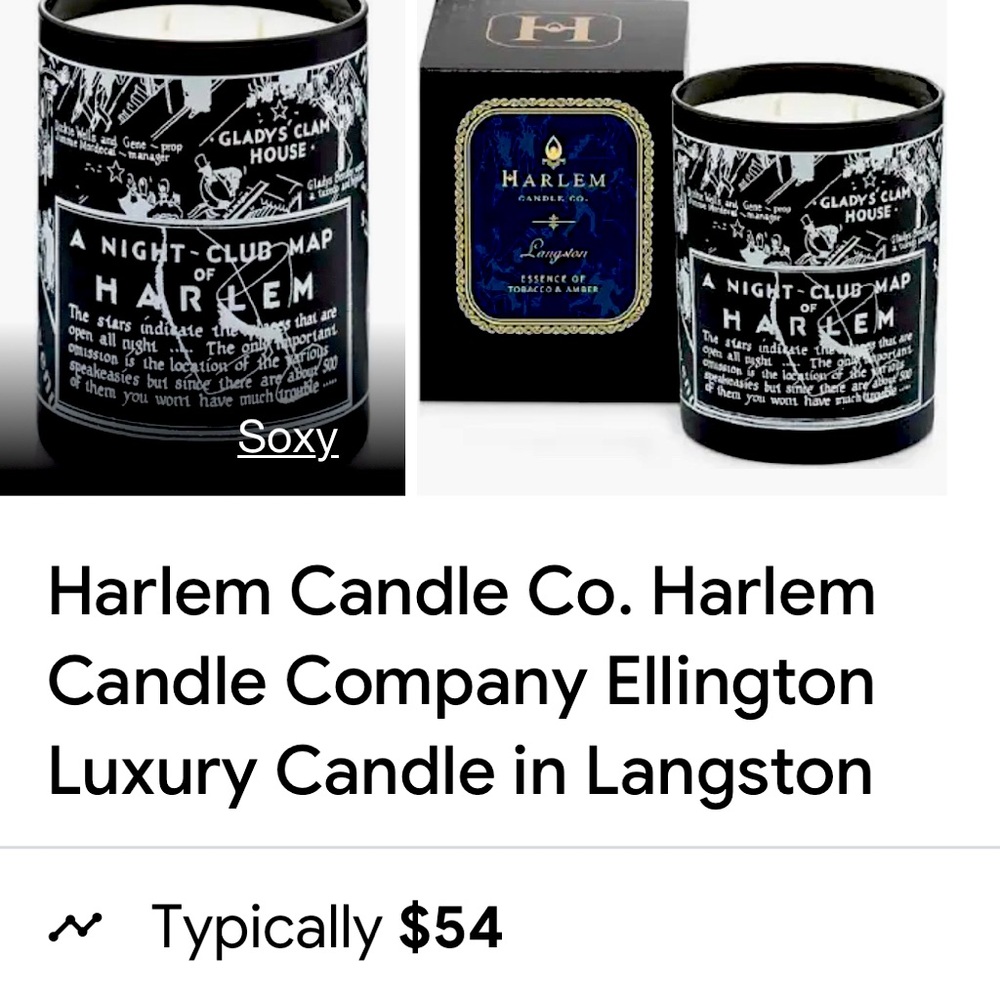 Brand New unused Famous Harlem candle with 2 wicks
